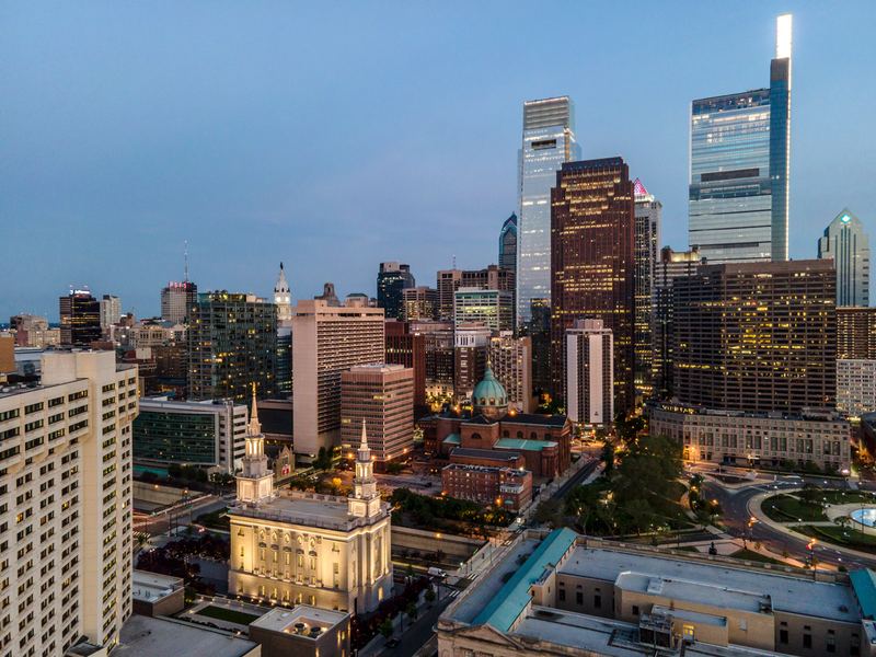 Philadelphia's Mormon temple and Cathedral Basilica